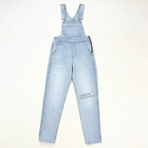 Levi's Lightwash Modern Overalls Dungerees W30 Premium Denim Distressed